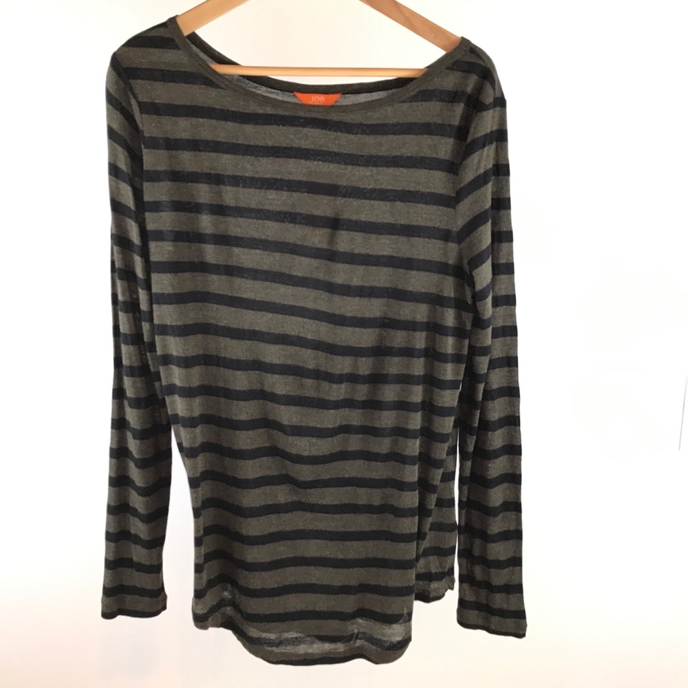 Joe fresh striped long sleeve t